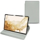 Housse cuir Samsung Galaxy Tab S8 - Gris ( Nappa - Pantone W428C ) 