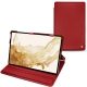Housse cuir Samsung Galaxy Tab S8 - Rouge ( Nappa - Pantone 199C ) 