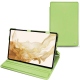 Samsung Galaxy Tab S8 leather case - Vert olive ( Nappa - Pantone 578U ) 
