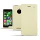 Funda de piel Nokia Lumia 830  - Beige ( Nappa - Pantone 7502C ) 