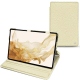 Funda de piel Samsung Galaxy Tab S8 - Ivoire ( Sleek P C12 - White ) 