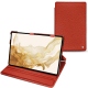 Capa em pele Samsung Galaxy Tab S8 - Papaye ( Pantone 180C ) 