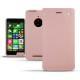 Custodia in pelle Nokia Lumia 830  - Rose ( Nappa - Pantone 2365C ) 