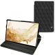 Housse cuir Samsung Galaxy Tab S8 - Noir - Couture ( Nappa - Black ) 