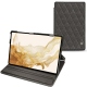 Capa em pele Samsung Galaxy Tab S8 - Anthracite - Couture ( Pantone 424C ) 