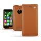 Funda de piel Nokia Lumia 830  - Marron ( Nappa - Pantone 1615C ) 