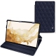 Housse cuir Samsung Galaxy Tab S8 - Cobalt - Couture ( Pantone 2766C ) 