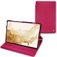 Samsung Galaxy Tab S8 leather case - Rose fluo
