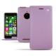 Nokia Lumia 830  leather case - Lilas ( Nappa - Pantone 2645U ) 