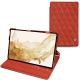Custodia in pelle Samsung Galaxy Tab S8 - Arange clouquié - Couture