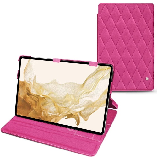 Custodia in pelle per Samsung Galaxy Tab S8Rose BB - Couture ( Pantone #DB599F )