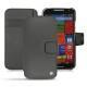 Housse cuir Motorola Moto X (2014) - Noir ( Nappa - Black ) 
