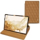 Capa em pele Samsung Galaxy Tab S8 - Castan esparciate - Couture