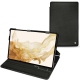 Housse cuir Samsung Galaxy Tab S8 - Negre poudro