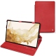 Samsung Galaxy Tab S8 leather case - Rouge troupelenc