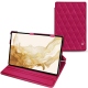 Housse cuir Samsung Galaxy Tab S8 - Rose fluo - Couture