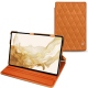 レザーケース Samsung Galaxy Tab S8 - Mandarine vintage - Couture
