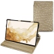 Housse cuir Samsung Galaxy Tab S8 - Autruche desert