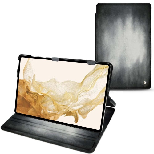 Estojo em pele para Samsung Galaxy Tab S8Gris Patine