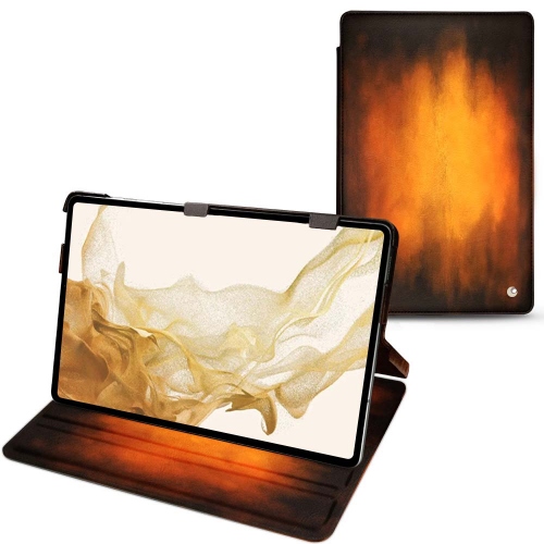 Leather case for Samsung Galaxy Tab S8Fauve Patine