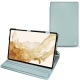Housse cuir Samsung Galaxy Tab S8 - Bleu ciel PU