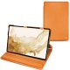 Capa em pele Samsung Galaxy Tab S8 - Orange PU