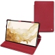 Samsung Galaxy Tab S8 leather case - Rouge passion