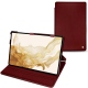 Samsung Galaxy Tab S8 leather case - Rouge Veggie