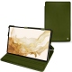 Samsung Galaxy Tab S8 leather case - Vert Veggie