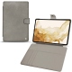 Samsung Galaxy Tab S8 leather case - Acier vintage ( Pantone 403C ) 