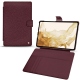 Housse cuir Samsung Galaxy Tab S8 - Lie de vin ( Pantone 5115C ) 