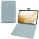 Samsung Galaxy Tab S8 leather case - Bleu ciel - Couture ( Nappa - Pantone 277C ) 