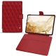 Housse cuir Samsung Galaxy Tab S8 - Rouge - Couture ( Nappa - Pantone 199C ) 