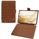 Custodia in pelle Samsung Galaxy Tab S8 - Marron - Couture ( Nappa - Pantone 1615C ) 
