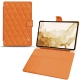 Housse cuir Samsung Galaxy Tab S8 - Orange - Couture ( Nappa - Pantone 1495U ) 