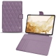 Housse cuir Samsung Galaxy Tab S8 - Lilas - Couture ( Nappa - Pantone 2645U ) 