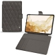 Custodia in pelle Samsung Galaxy Tab S8 - Anthracite - Couture ( Pantone 424C ) 