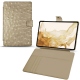 Samsung Galaxy Tab S8 leather case - Autruche desert
