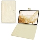 Housse cuir Samsung Galaxy Tab S8 - Crocodile milk