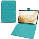 Housse cuir Samsung Galaxy Tab S8 - Bleu fluo - Couture