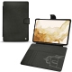Samsung Galaxy Tab S8 leather case - Negre poudro