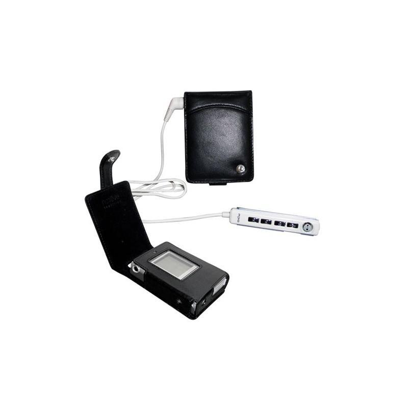 Lederetui MPIO PD100 - HD200  - Noir ( Nappa - Black ) 