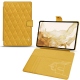 Housse cuir Samsung Galaxy Tab S8 - Jaune soulèu - Couture