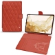 Housse cuir Samsung Galaxy Tab S8 - Arange clouquié - Couture