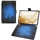 Housse cuir Samsung Galaxy Tab S8 - Bleu Patine