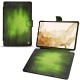Housse cuir Samsung Galaxy Tab S8 - Vert Patine