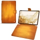 Samsung Galaxy Tab S8 leather case - Orange Patine
