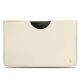 Samsung Galaxy Tab S8 leather pouch - Blanc (  Nappa - White ) 