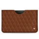 Custodia in pelle Samsung Galaxy Tab S8 - Marron - Couture ( Nappa - Pantone 1615C ) 