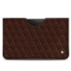 レザーケース Samsung Galaxy Tab S8 - Châtaigne - Couture ( Pantone 476C ) 